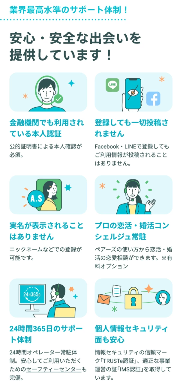 ペアーズがサクラが皆無で、業者が少ない証拠